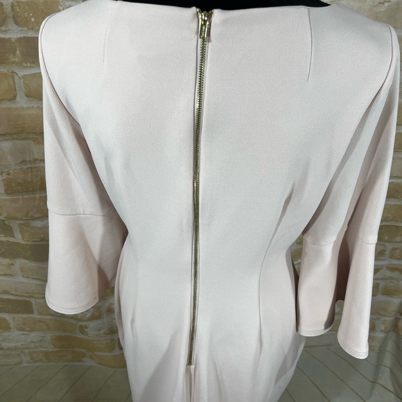 Calvin Klein Blush Bell Sleeve Dress Size 10⭐️Host Pick⭐️‼️ - Picture 5 of 7